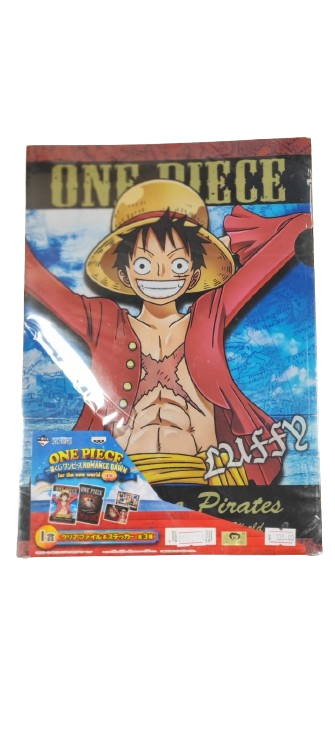 One Piece Folder Plastico Escolar Carta