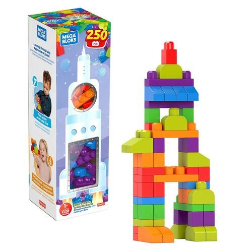 MEGA Bloks Build 'N Create 250 grandes bloques para niños de 1 a 3 años