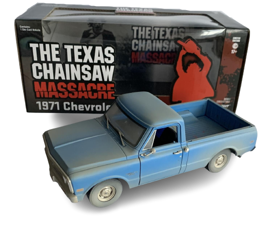 La Masacre de Texas Camioneta Chevrolet 1971 C10 Metal Rides 1:24
