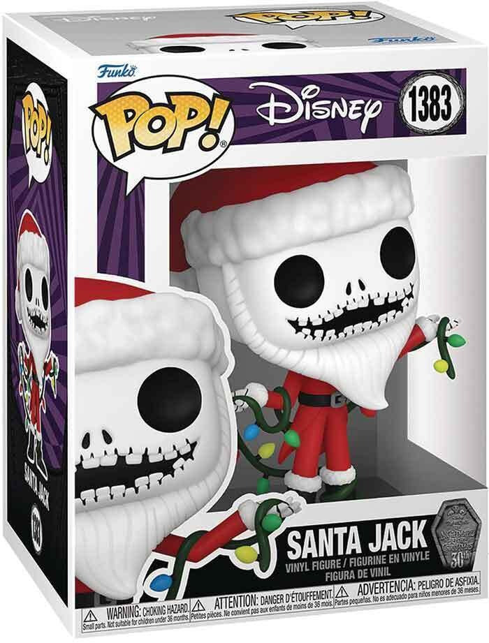 Funko Pop Disney Extraño Mundo de Jack Santa Jack 1383