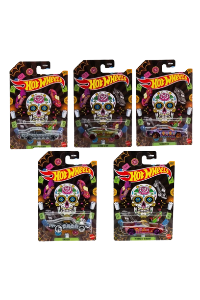 Hot Wheels Edicion Dia de Muertos Mod. Variados