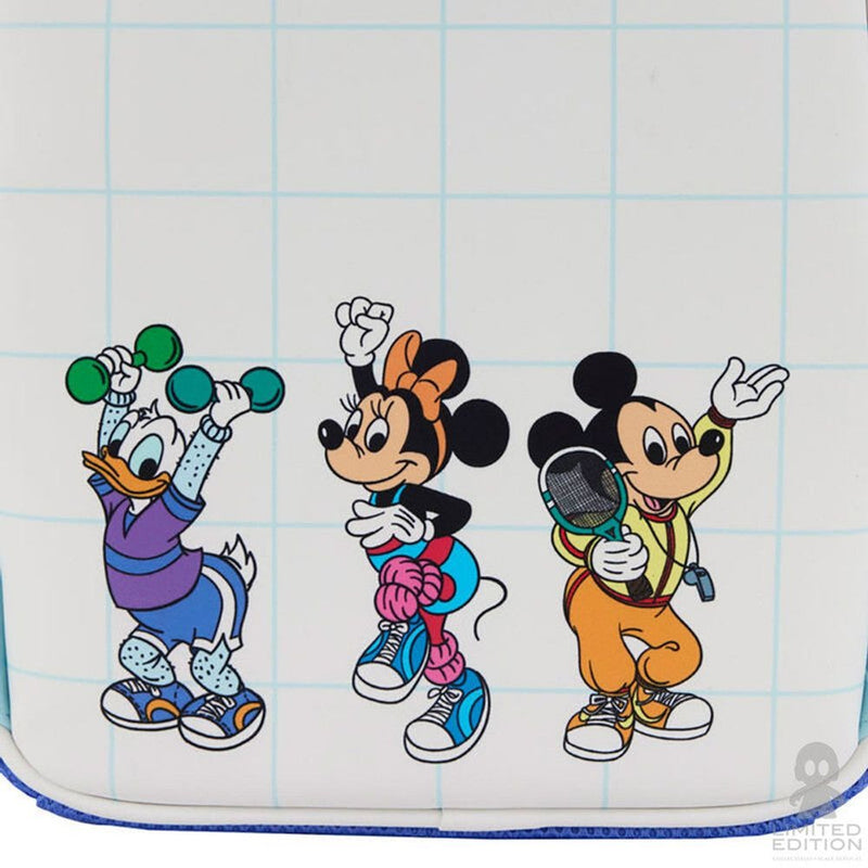 Loungefly Disney Backpack Mousercise Mickey And Friends 90s