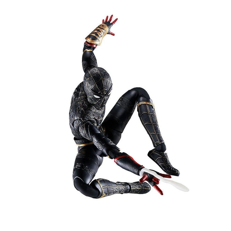 Spiderman No Way Home Black and Gold Suit S.H. Figurarts