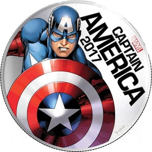 MARVEL CAPITAN AMERICA MONEDA CON LUZ