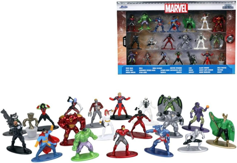 Marvel Jada Die Cast Metal Spider-Man Nano Metalfigs 5 Pack