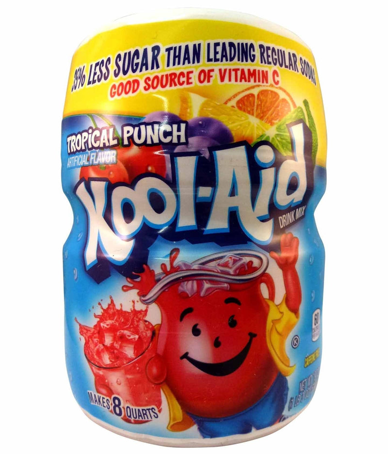 Kool Aid Sabor PONCHE TROPICAL Polvo Para Preparar Agua 538gr