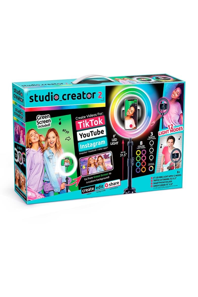 Studio Creator 2 Video Maker Kit-Anillo de luz multicolor