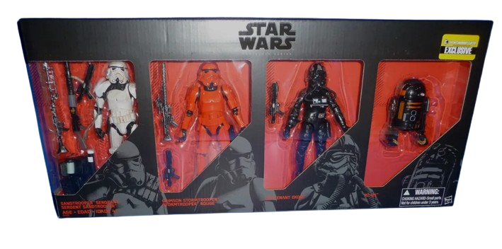 Star Wars Black Series 6  Trooper 4 Pack Exclusivo EE