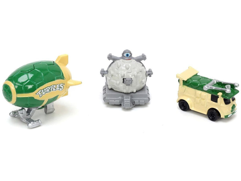 Set Vehiculos Tortugas Ninja Nano Hollywood Rides Jada Toys