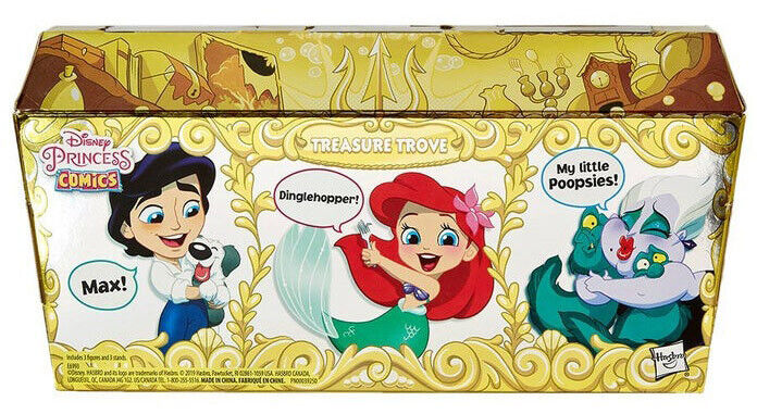 Disney Princess Comics Treasure Trove The Little Mermaid 30TH Anniv Mini Figure Pack