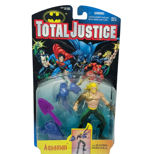 Batman Total Justice Figura Aquaman Hidro Blaster