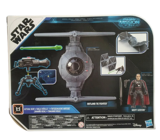 Hasbro Star Wars Mission Fleet Moff Gideon Outland Tie Fighter