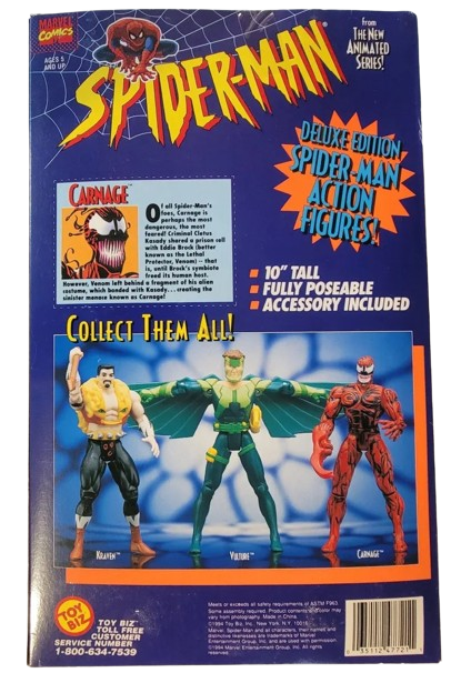 Toy Biz Carnage Marvel Universe X-MEN 12 pulg. Increibles