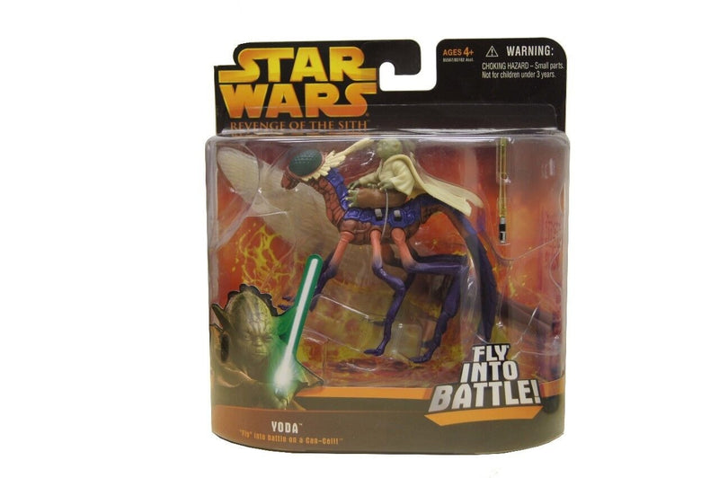 Star Wars Revenge Sith Yoda Fly Battle Figura Accion