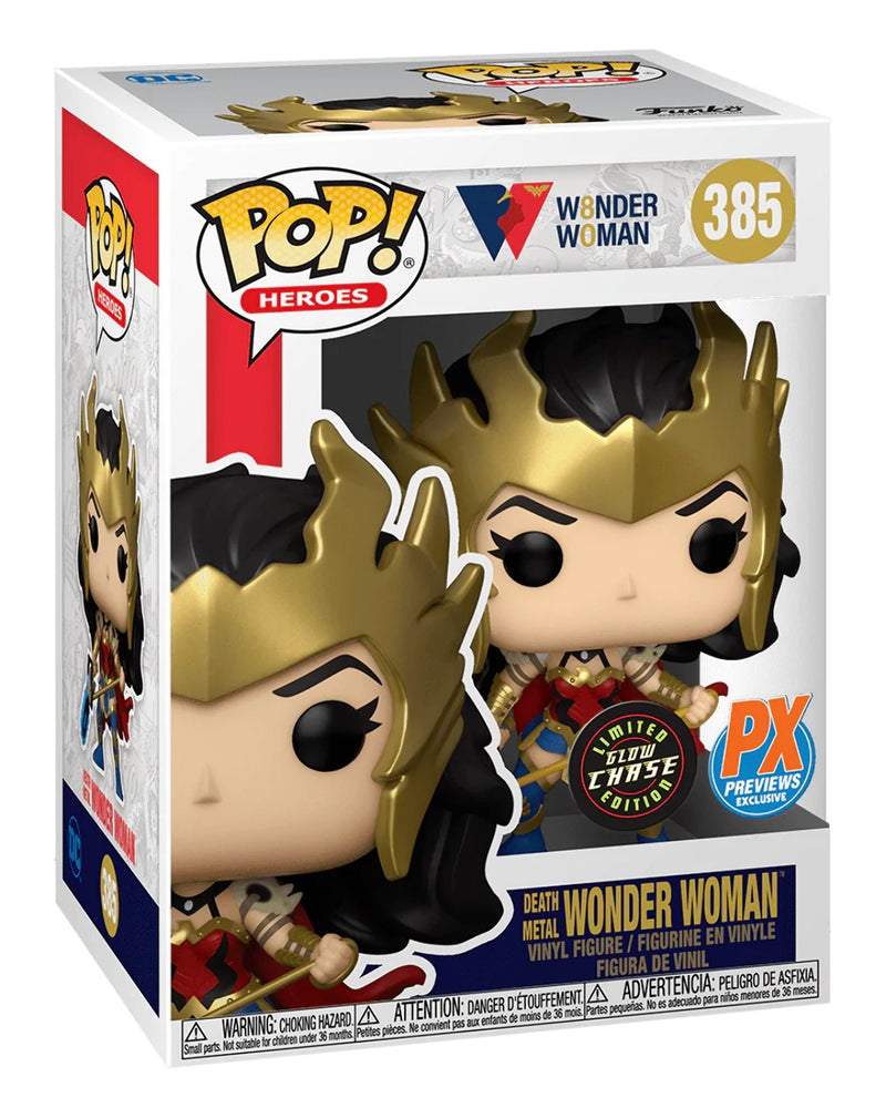 Funko Pop Wonder Woman 80 aniv Death Metal 385