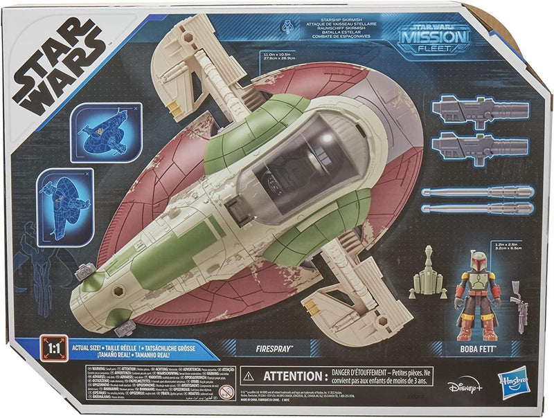 Hasbro Star Wars Mission Fleet Nave Boba Fett Firespray