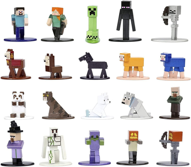 Minecraft Set Nano Metalfigs Serie 5 Incre?ble