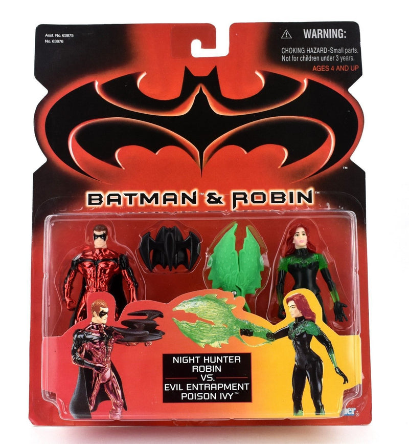Batman & Robin The Movie Night Robin vs Poison Ivy Kenner 90?s