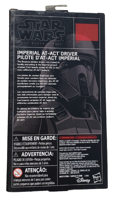 Star Wars Black Series 6  imperial at-act driver