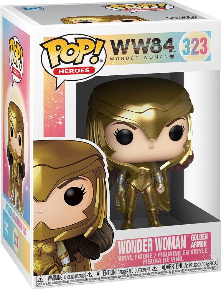 Funko Pop Wonder Woman 84 Wonder Woman Golden Armour 323