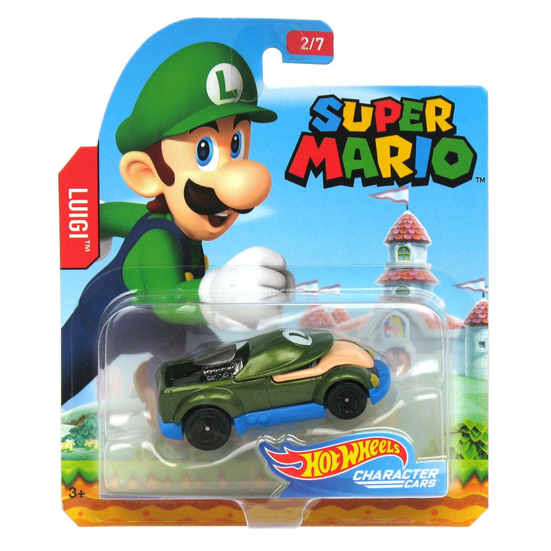 Hot Wheels LUIGI Super Mario Auto Mattel