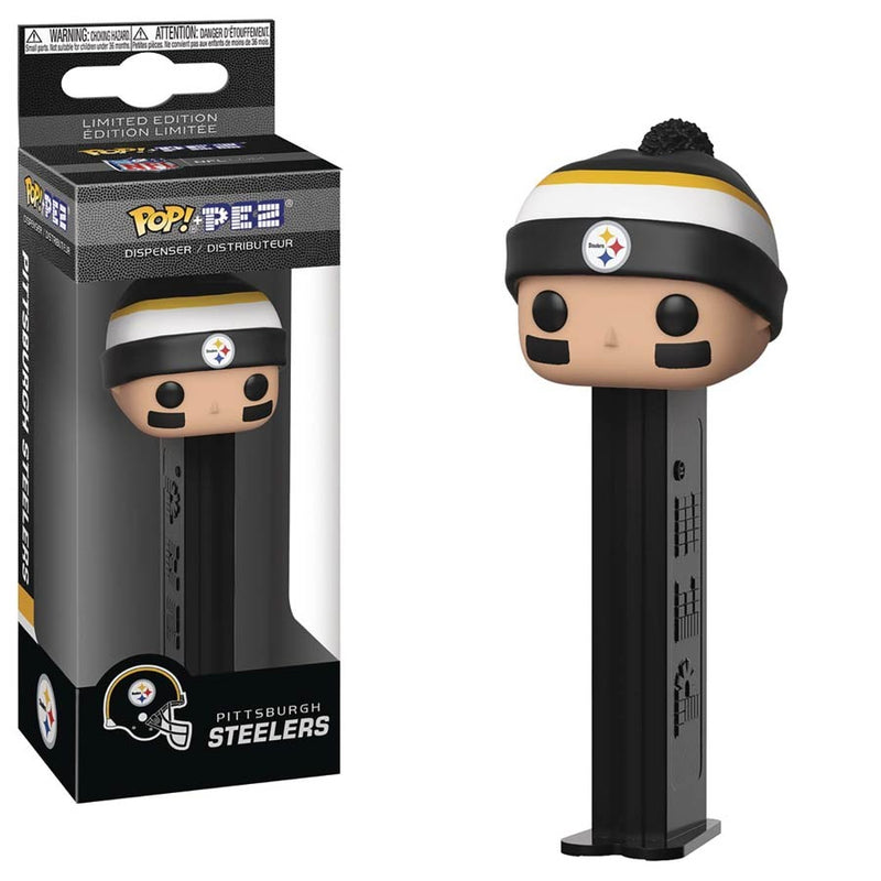 Pop + Pez Dispensador Pez Pittsburgh Steelers