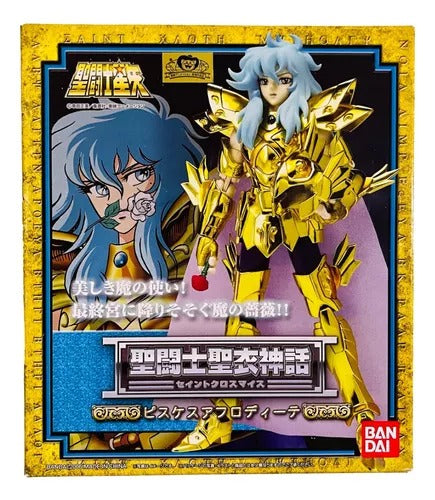 Caballeros del Zodiaco Myth Cloth Afrodita de Piscis Armadura Dorada