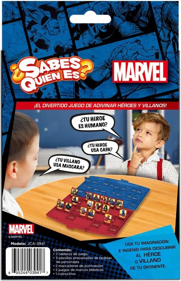 Marvel Studios Mini Juego de Mesa Sabes Quien Es?