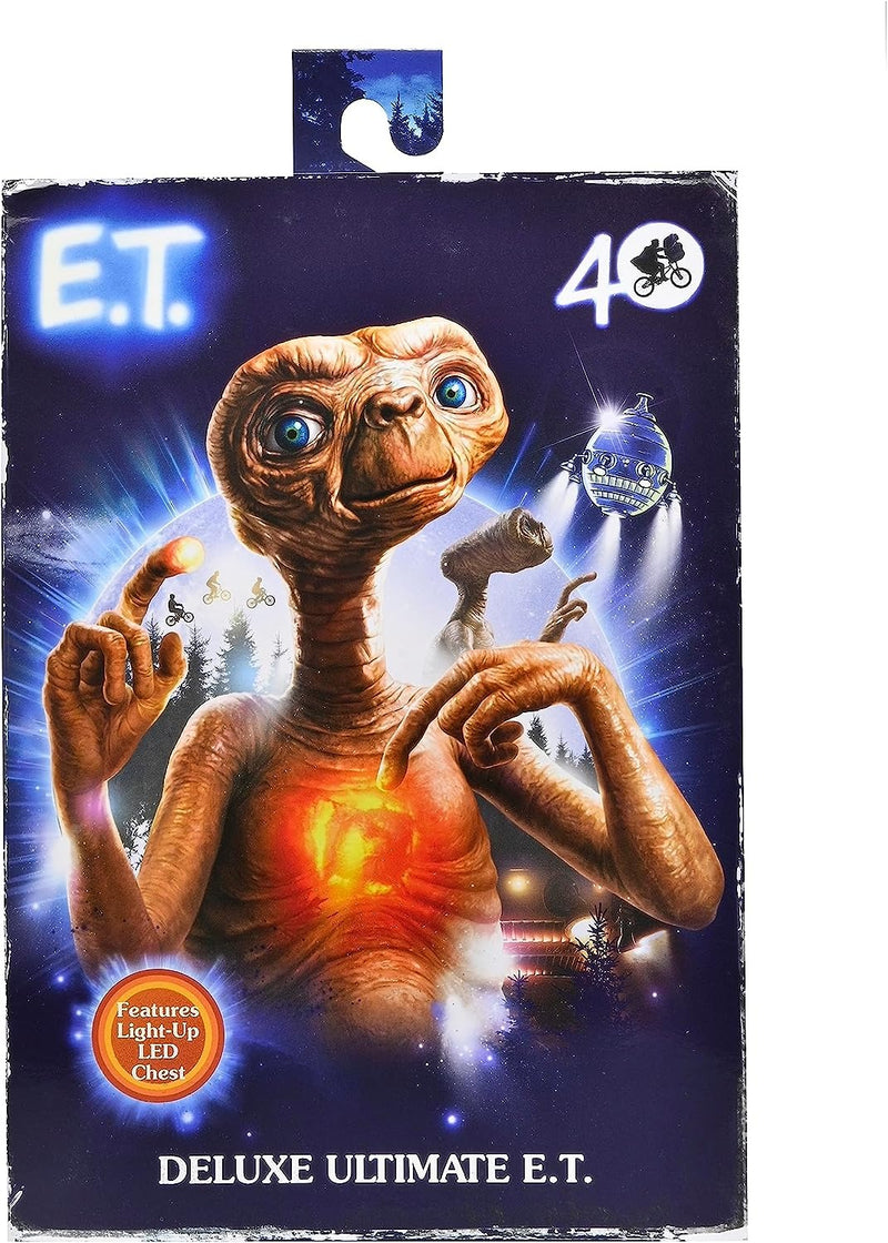 E.T. El Extraterrestre NECA Con Luz en Pecho Deluxe