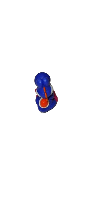 Super Mario Figura Miniatura Yoshi Azul