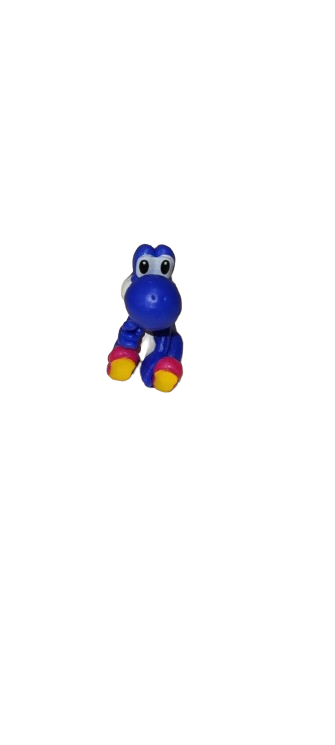 Super Mario Figura Miniatura Yoshi Azul