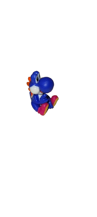 Super Mario Figura Miniatura Yoshi Azul